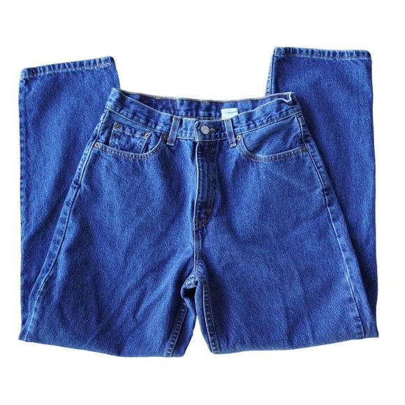 VIntage Levis 560 Jeans Womens Size 10 Mis S Blue Denim Loose Fit Straight Leg - Picture 2 of 10